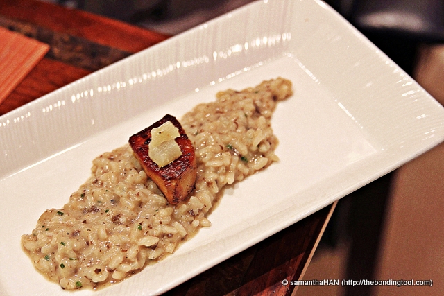 Truffle Risotto came plain but we'd top it with Foie Gras.
